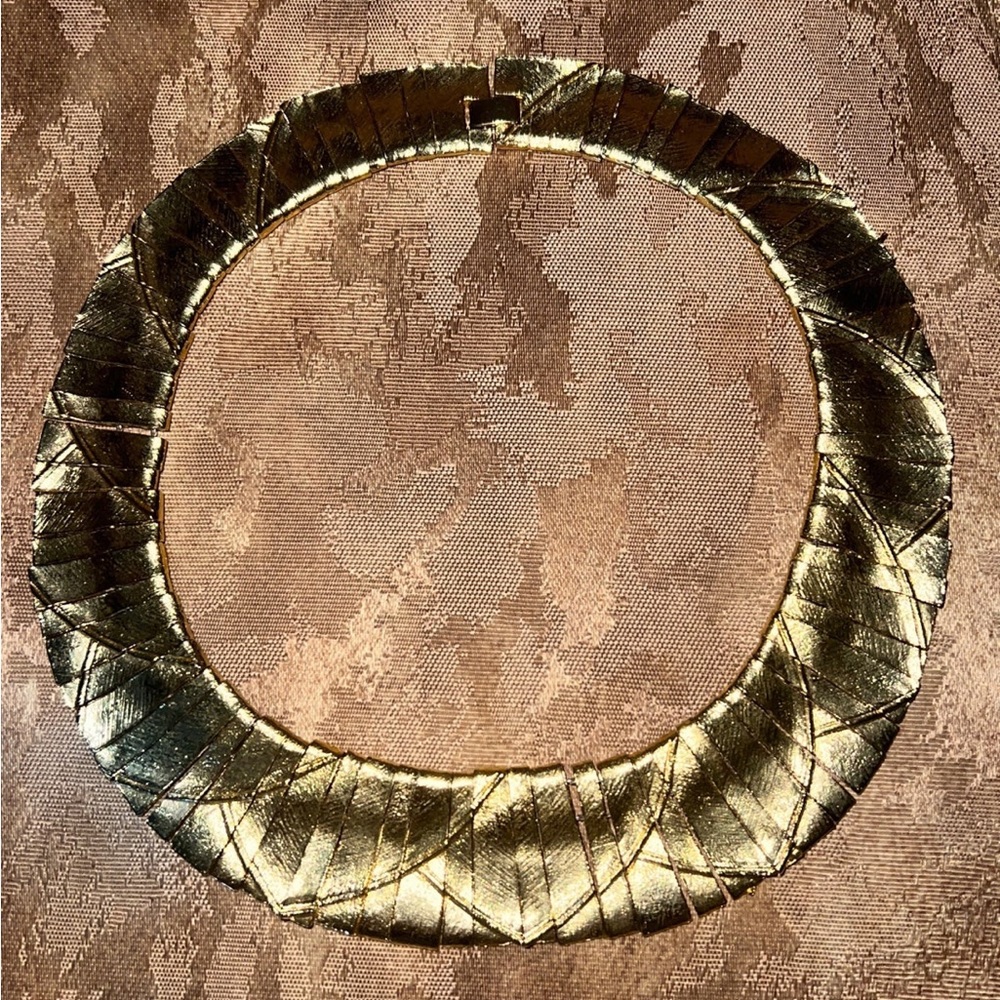 Vintage cleopatra les Bernard choker necklace